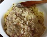 Foto del paso 6 de la receta: Tallarines con salsa carbonara