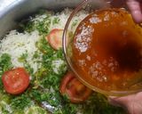 A picture of step 12 of Mutton biryani.