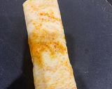 A picture of step 10 of Masala dosa.
