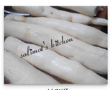 A picture of step 1 of Cassava Akra (kosan rogo).