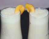 A picture of step 3 of Peach shake.