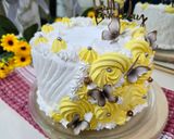 صورة لخطوة 14 من وصفة كيكة مانجو بطريقتي 🥭 lassi mango cake