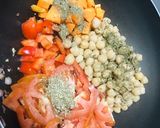 A picture of step 5 of Chickpea stew.