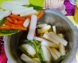 A picture of step 4 of Sambar with winter vegetables(One pot no onion no garlic sambar).