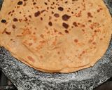 A picture of step 4 of Aloo bhary parathy.