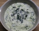 Görög uborkasaláta recept fázis 2 fotója