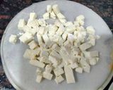 A picture of step 2 of Protein rich soya granules and paneer kebab or kids.