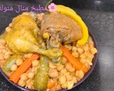 صورة لخطوة 4 من وصفة كسكس بالدجاج 🍗مرق احمر