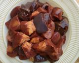 A picture of step 1 of Kidney and liver p-soup.