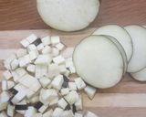 Φωτογραφία βήματος 1 της συνταγής Βίδες με μελιτζάνες και τόνο