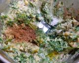 A picture of step 3 of Minty Hummus.