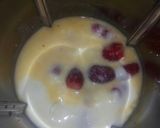 A picture of step 3 of Strawberry 🍓 smoothie.
