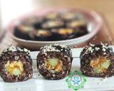 Hình bước làm 7 của món Sushi gạo lứt, muối vừng