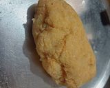 A picture of step 2 of Sabudana Pattice.