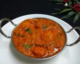A picture of step 9 of Mushroom tikka masala.
