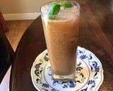 A picture of step 3 of California Farm Ube Horchata Smoothie.
