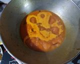 A picture of step 3 of Kancha kolar kofta curry.