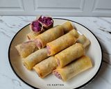 Foto langkah ke 6 dari resep Lumpia Ubi Ungu Isi Keju.