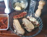 Foto del paso 2 de la receta: Milanesas de berenjenas rellenas con jamón y queso - saludables