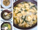 Tejfölös karalábéleves vajgaluskával recept fázis 5 fotója