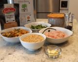 Foto del paso 1 de la receta: Ensalada de pasta y pollo al pesto de nueces
