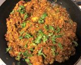 A picture of step 7 of Prawn Baingan Bharta (Mashed Eggplant cooked with Prawns).