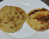 Foto del paso 2 de la receta: Arepa🥯con dip🥓de mortadela casera y queso🥯🫓🧀