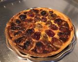 Une image de l'étape 13 de Tarte aux prunes et amandes (pâte sablée œuf et sucre glace).