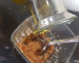 Foto del paso 2 de la receta Ensalada con pavo y melocotón en aliño con tahini