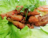 Hình bước làm 5 của món Khô Cá Lóc 2 Nắng Rim Mặn Ngọt