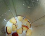 A picture of step 1 of Apple 🍎 lassi 😍.