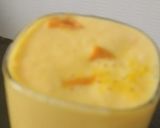 A picture of step 1 of Mango smoothy.