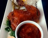 عکس مرحله 10 از دستور چلو مرغ و هلو