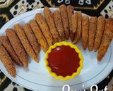 A picture of step 3 of Baby Corn Crisp Fritters.