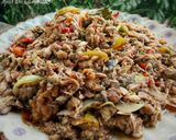 Foto langkah ke 3 dari resep Suwir tongkol pedas.