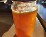 A picture of step 2 of Orange Ginger Kombucha.
