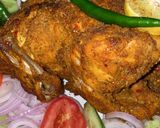 A picture of step 5 of Asli lahori chargha.