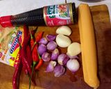 Foto langkah ke 1 dari resep Tumis Buncis Wortel Kol Sosis.