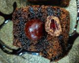 A picture of step 8 of Eggless Chocolate cake with multi grain flour.