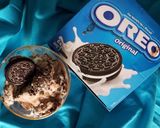 A picture of step 3 of OREO Cadbury Ice-cream.