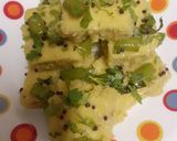 A picture of step 9 of Soy Khaman Dhokla.