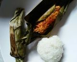 Foto langkah ke 5 dari resep Pepes Ayam Pedas (Bakar).
