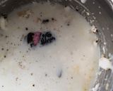 A picture of step 1 of Choco milk shake.