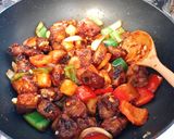 Hình bước làm 11 của món Sườn xào chua ngọt