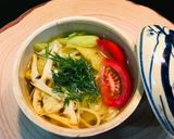 Hình bước làm 4 của món Canh măng dọc mùng (canh cá chay)