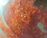 A picture of step 2 of Palak paneer.