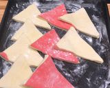 Foto del paso 2 de la receta: Croissant Sakura (o de colores)
