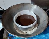 A picture of step 5 of Black Forest Cake.