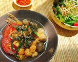 Hình bước làm 7 của món Bún riêu dấm bỗng
