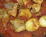 Foto langkah ke 4 dari resep Ayam Telur Bumbu Merah.